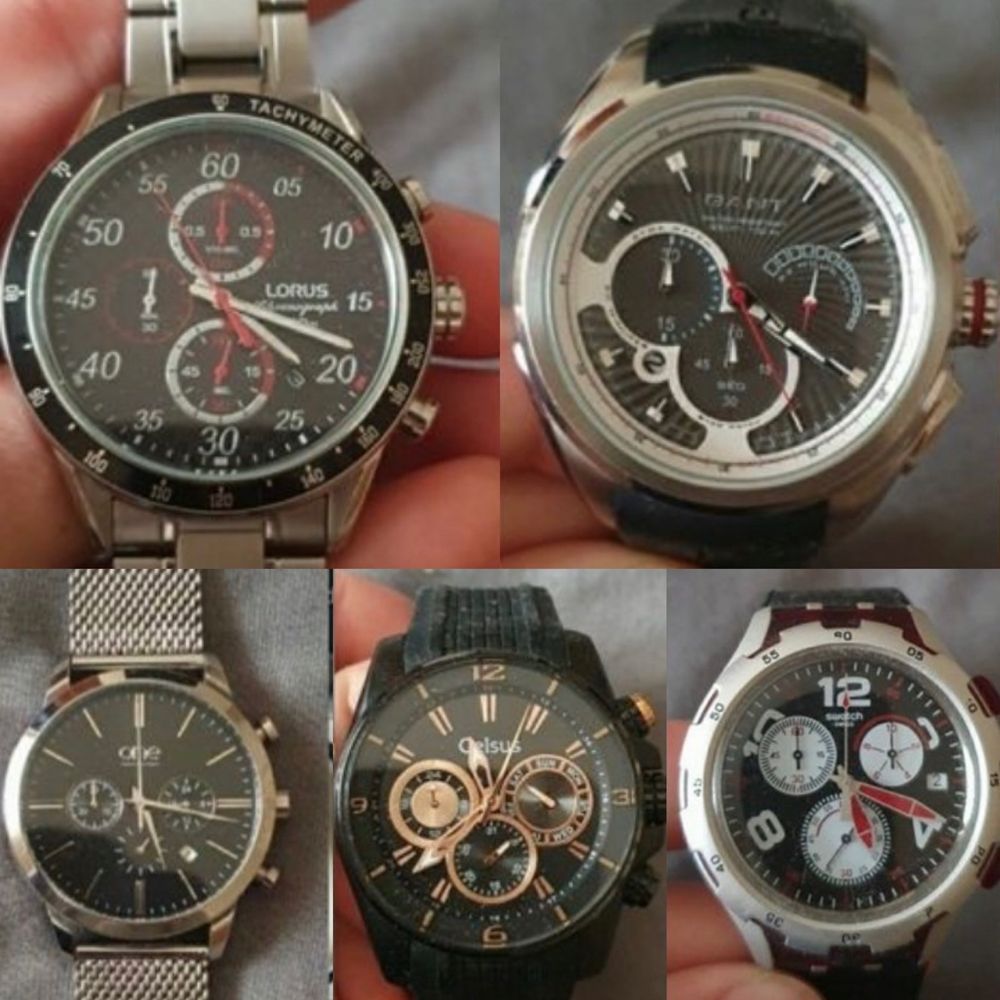 Vendo Conjunto de 5 relógios de marca imaculados
