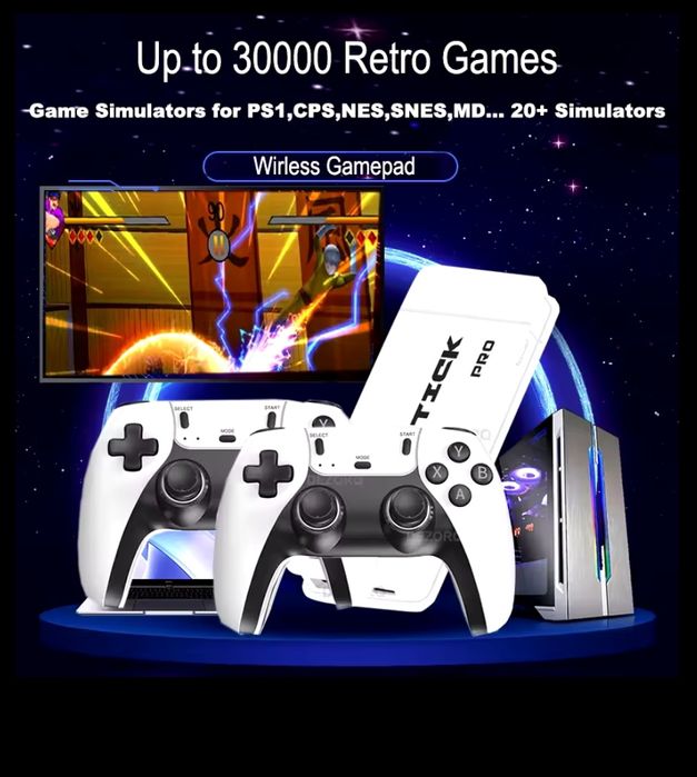 700грн + олх комісія Ігрова приставка Game Stick Pro 4K – до 30 000 іг