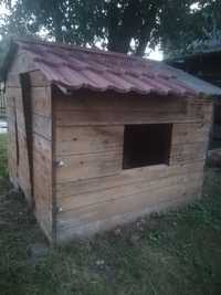 Domek drewniany dla dzieci do ogrodu
