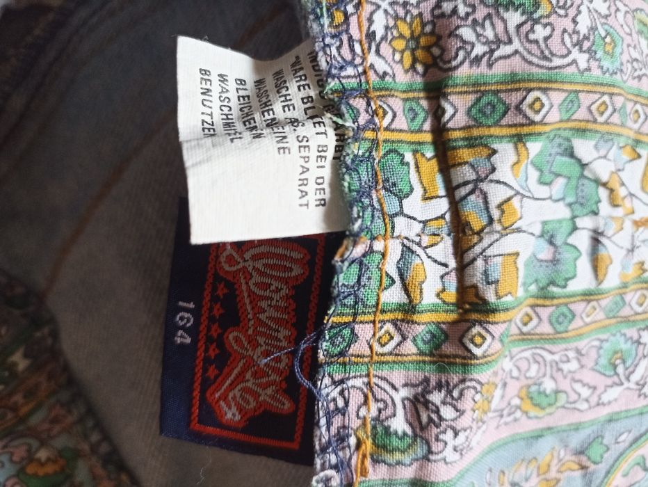 Ogrodniczki jeansowe krótkie vintage