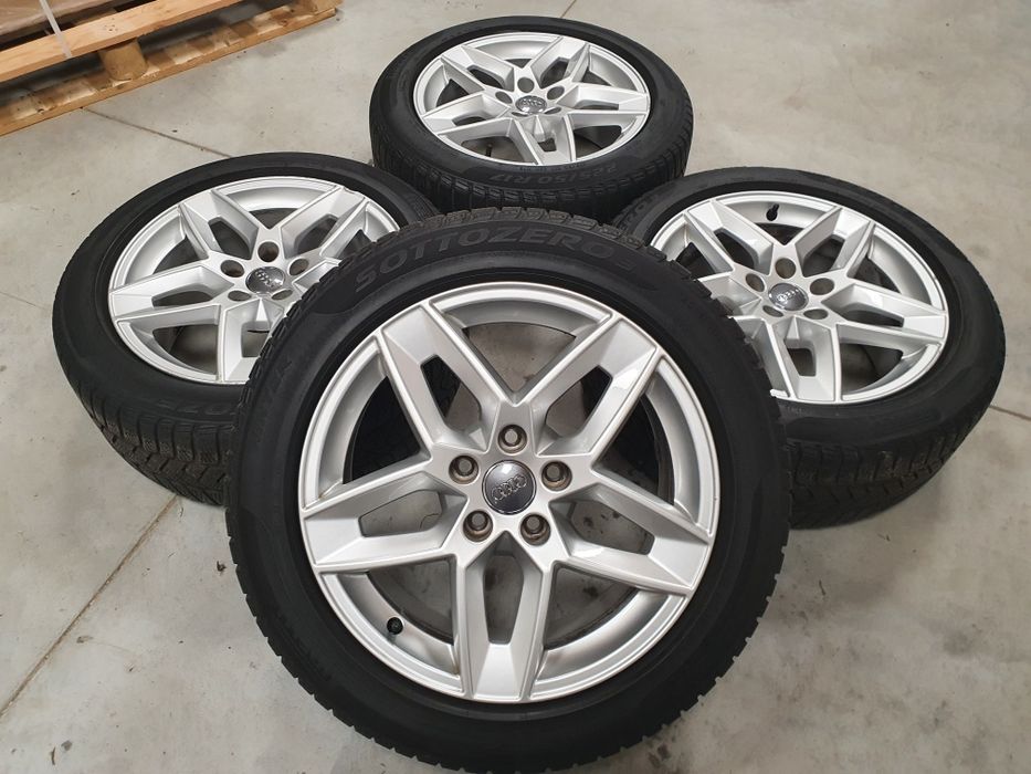Koła zimowe felgi 17 cali Audi A4b9 5x112 zimówki A5 a3 q2 q3 tt alufe