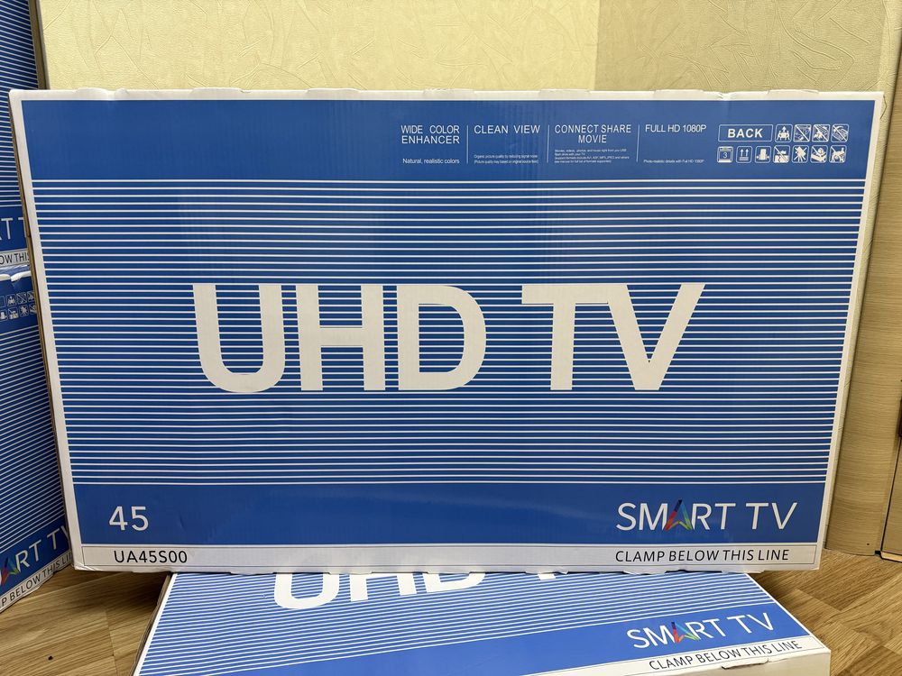 •НОВІ • Телевізор Smart TV Samsung 45 дюймов Wi-Fi, T2