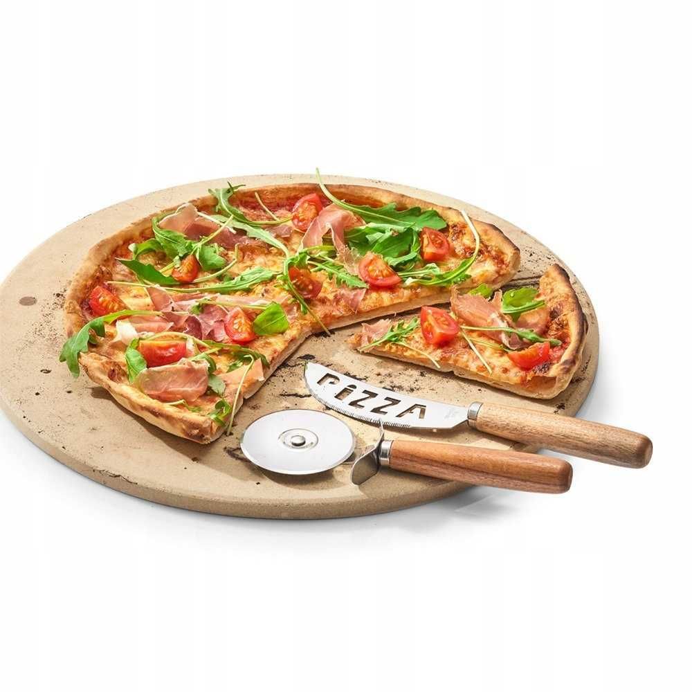 ZESTAW NOŻY do KROJENIA PIZZY  2 Sztuki Obrotowy + Ażurowy PIZZA NÓŻ