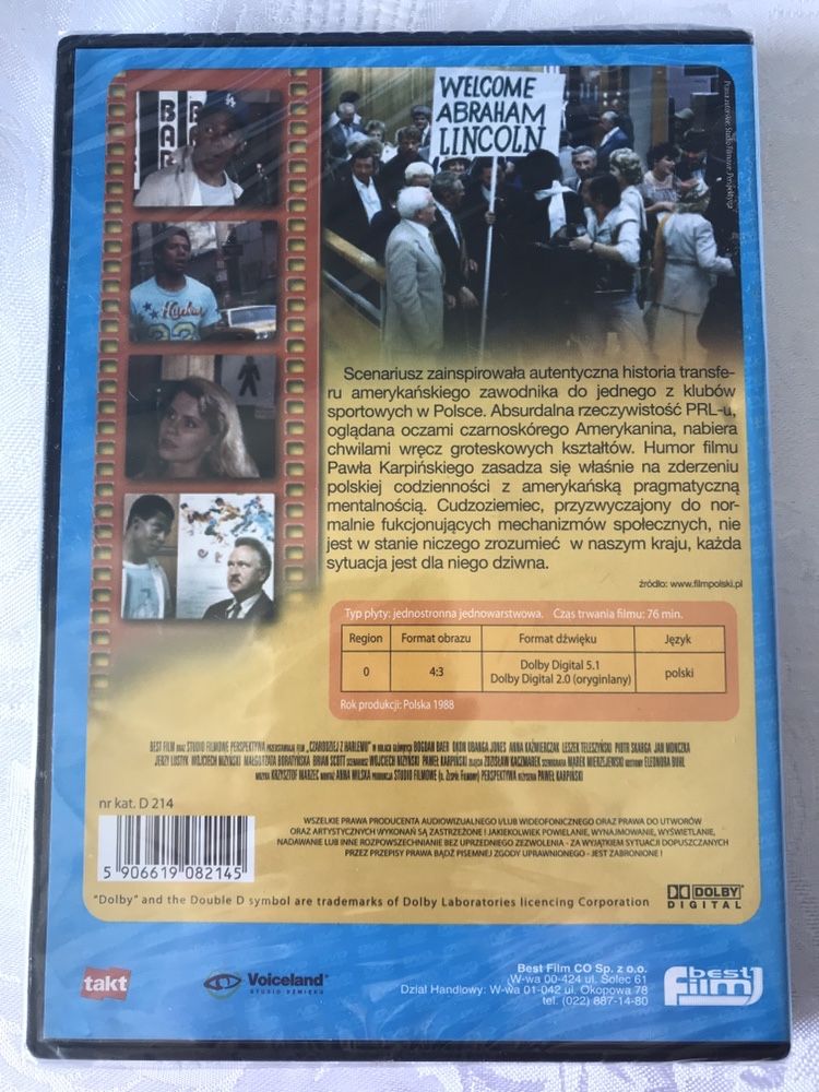 NOWE Dvd „Czarodziej z Harlemu”.