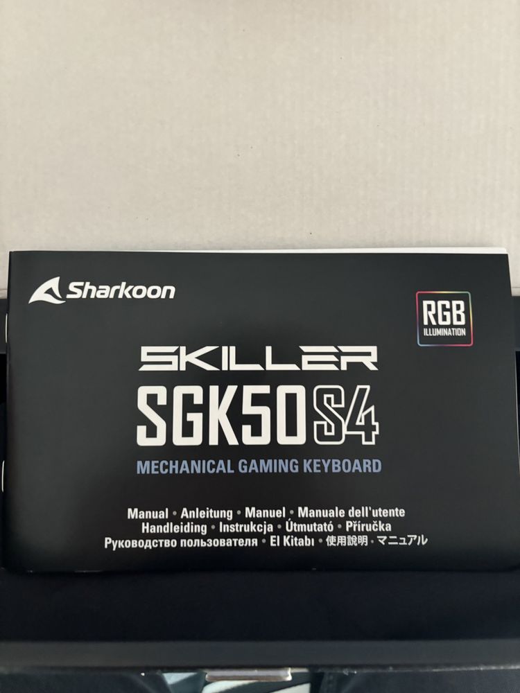 Teclado Gaming da sharkoon skiller sgk50 s4