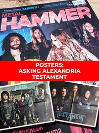 Metal Hammer 2016 - Blues Pills, Plakaty: Testament, Asking Alexandria