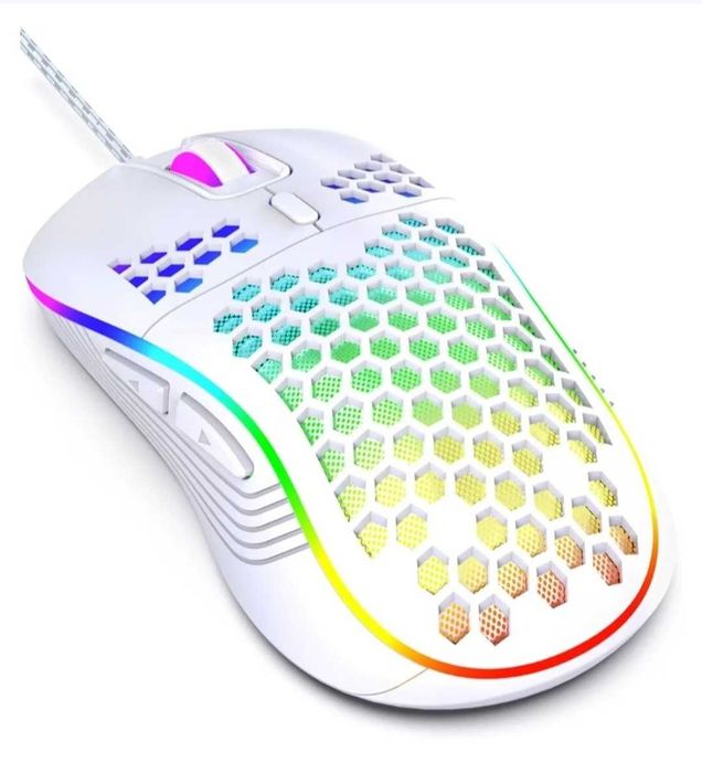 Przewodowa gamingowa mysz, podświetlenie RGB