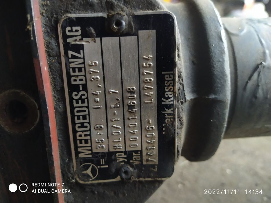 Задний мост на Мерседес Т1