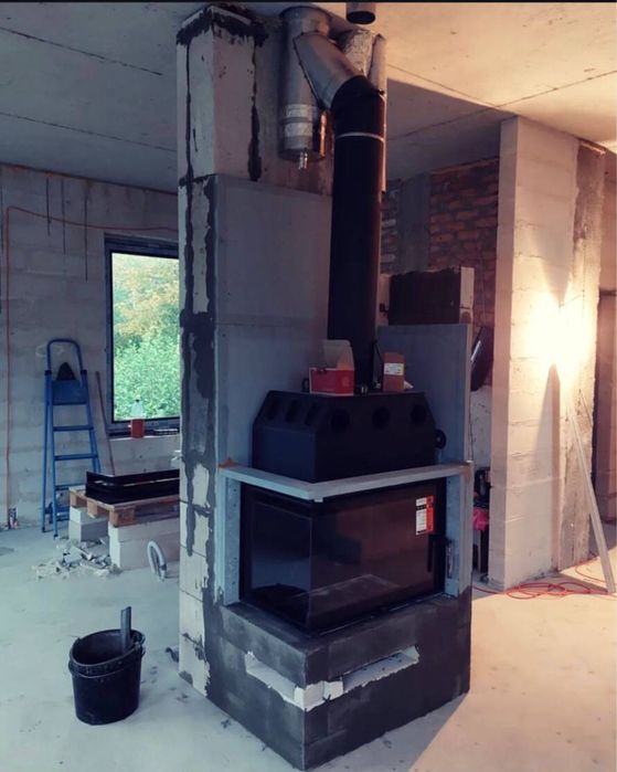 ~ МОНТАЖ та продаж камінів  ‼️ Димоходи труби / Печі / Асортимент