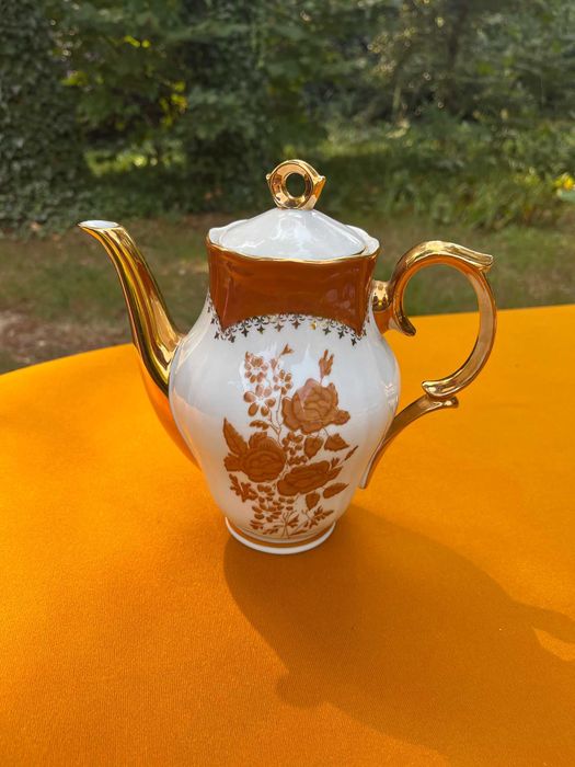 Serwis do kawy, porcelana Ćmielów