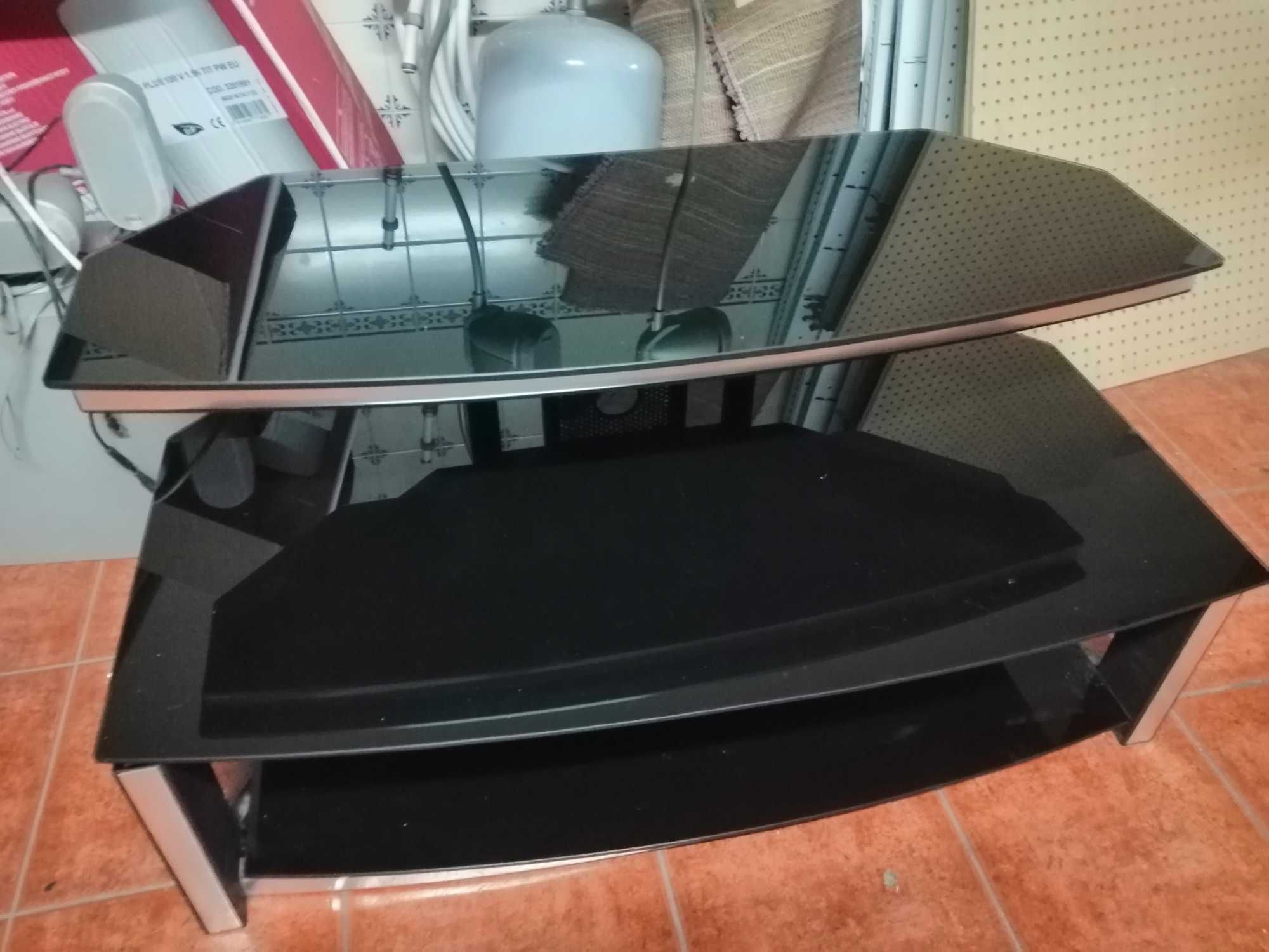 Móvel TV/HIFI em Metal e Vidro