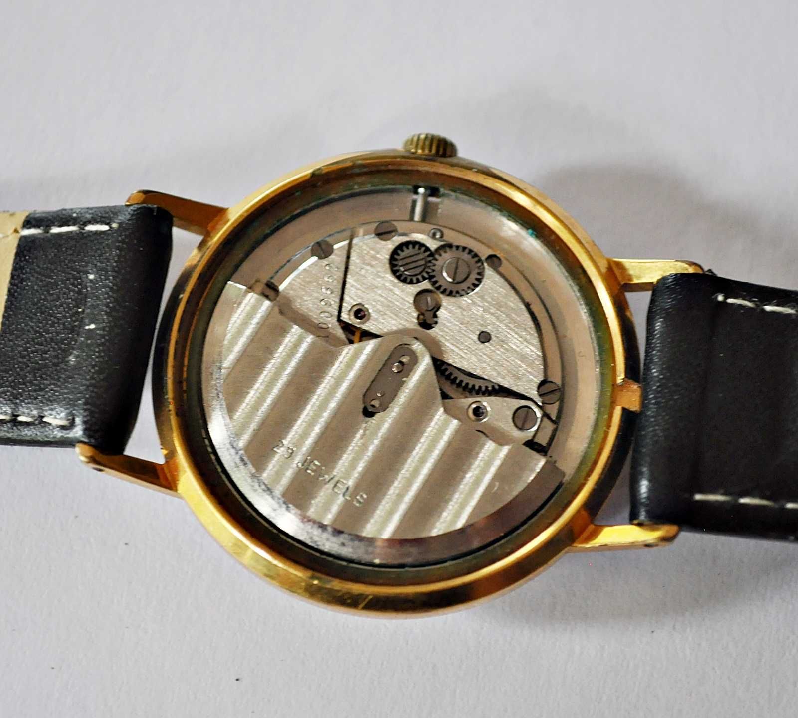 Złocony górniczy Poljot de Lux 29 kam, automat