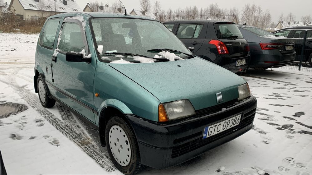 Fiat cinquecento fsm żółte tablice