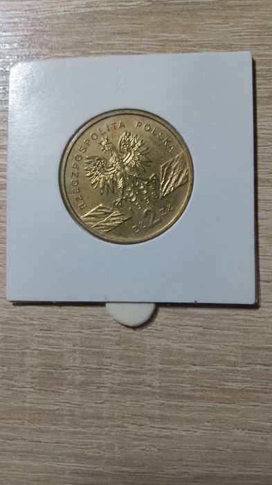 Moneta 2zł ropucha paskówka 1998