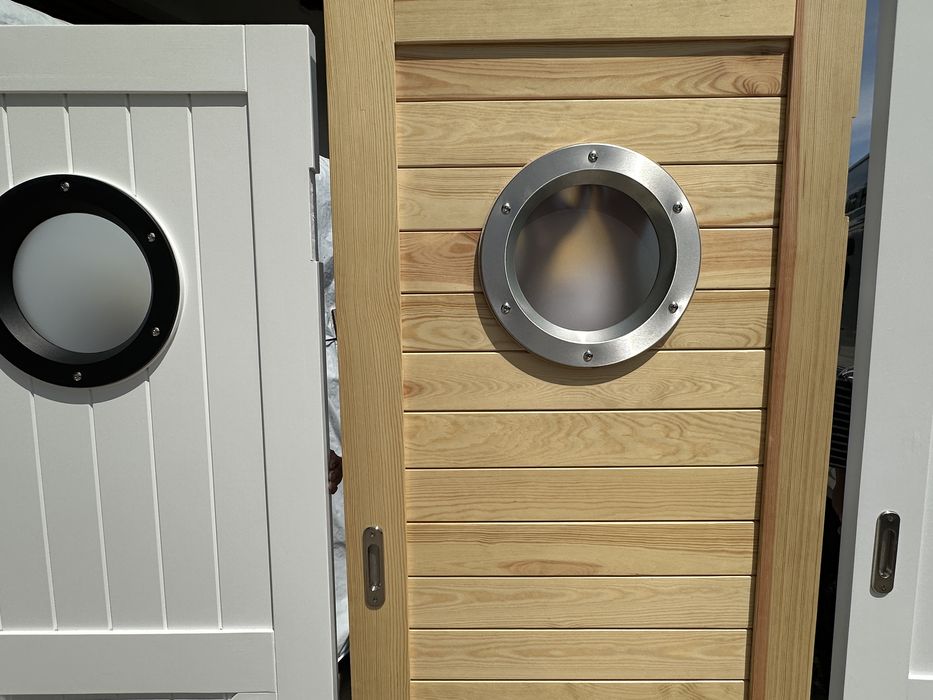 Drzwi wewnętrzne drewniane OD RĘKI wahadłowe białe dostawaCała Polska