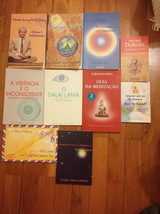 Livros meditação e yoga