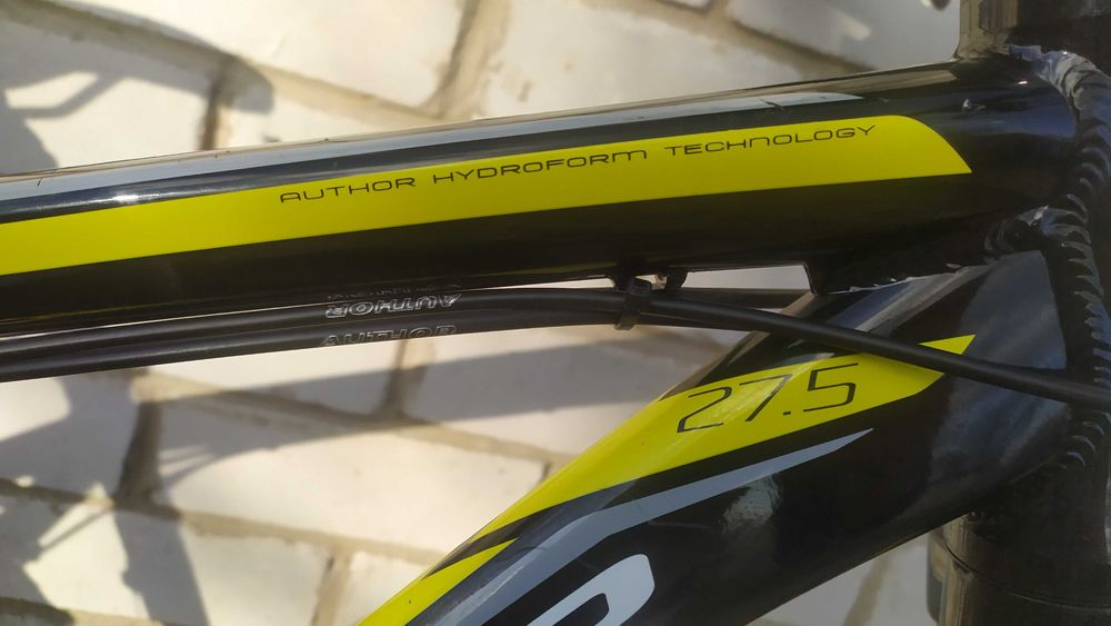 Продам велосипед Author Rival 27.5 17" Black/Yellow