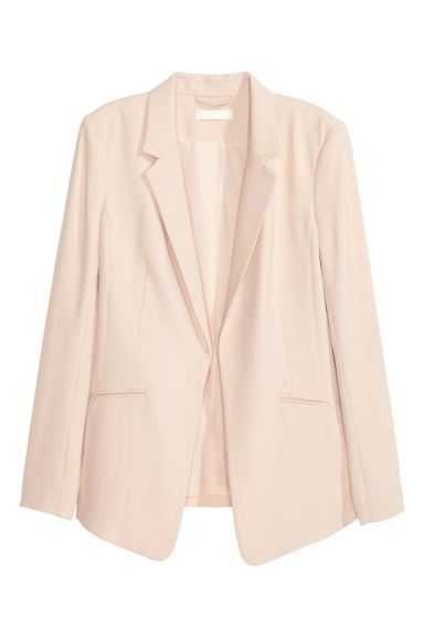 Casaco / Blazer ajustado cor de rosa claro H&M Tam 40 (pequeno)