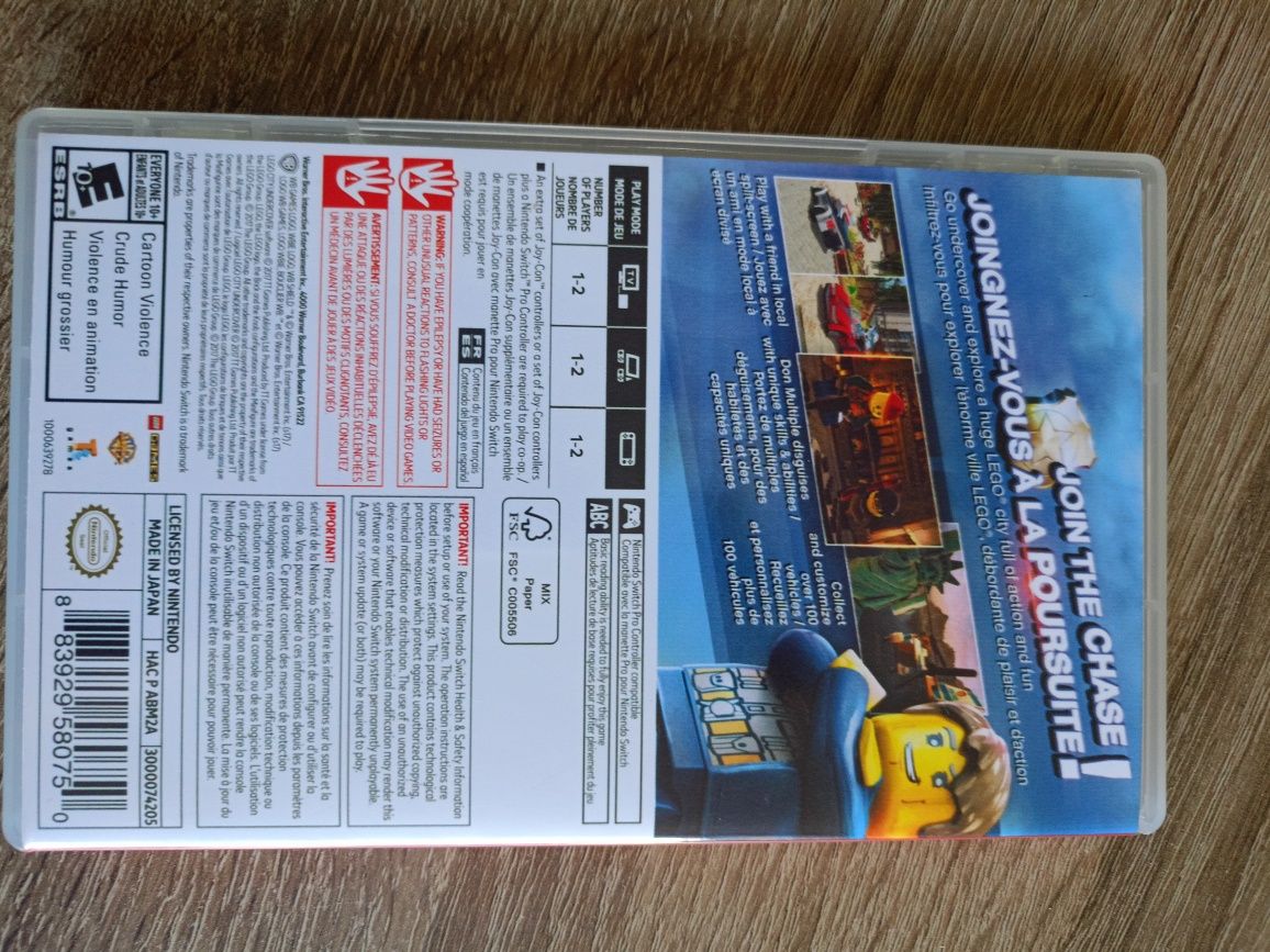 LEGO Hit na Switch LEGO City Undercover Pl Nintendo Switch