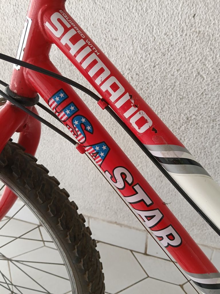 Bicicleta Shimano roda 24