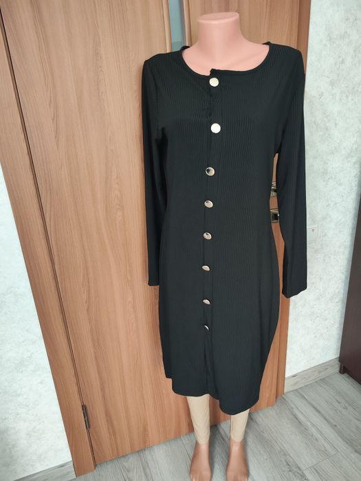 Плаття сукня в рубчик 46-48р