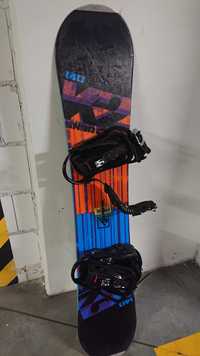 Snowboard 140 cm firmy K2, wiązania (opcja na zestaw z butami)