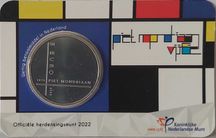 Moeda 5 € Prata - 150º Aniversário - Nascimento de Piet Mondriaan