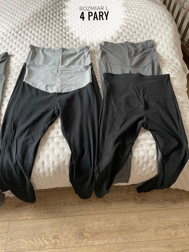 7 par legginsy ciążowe 3xM 4xL