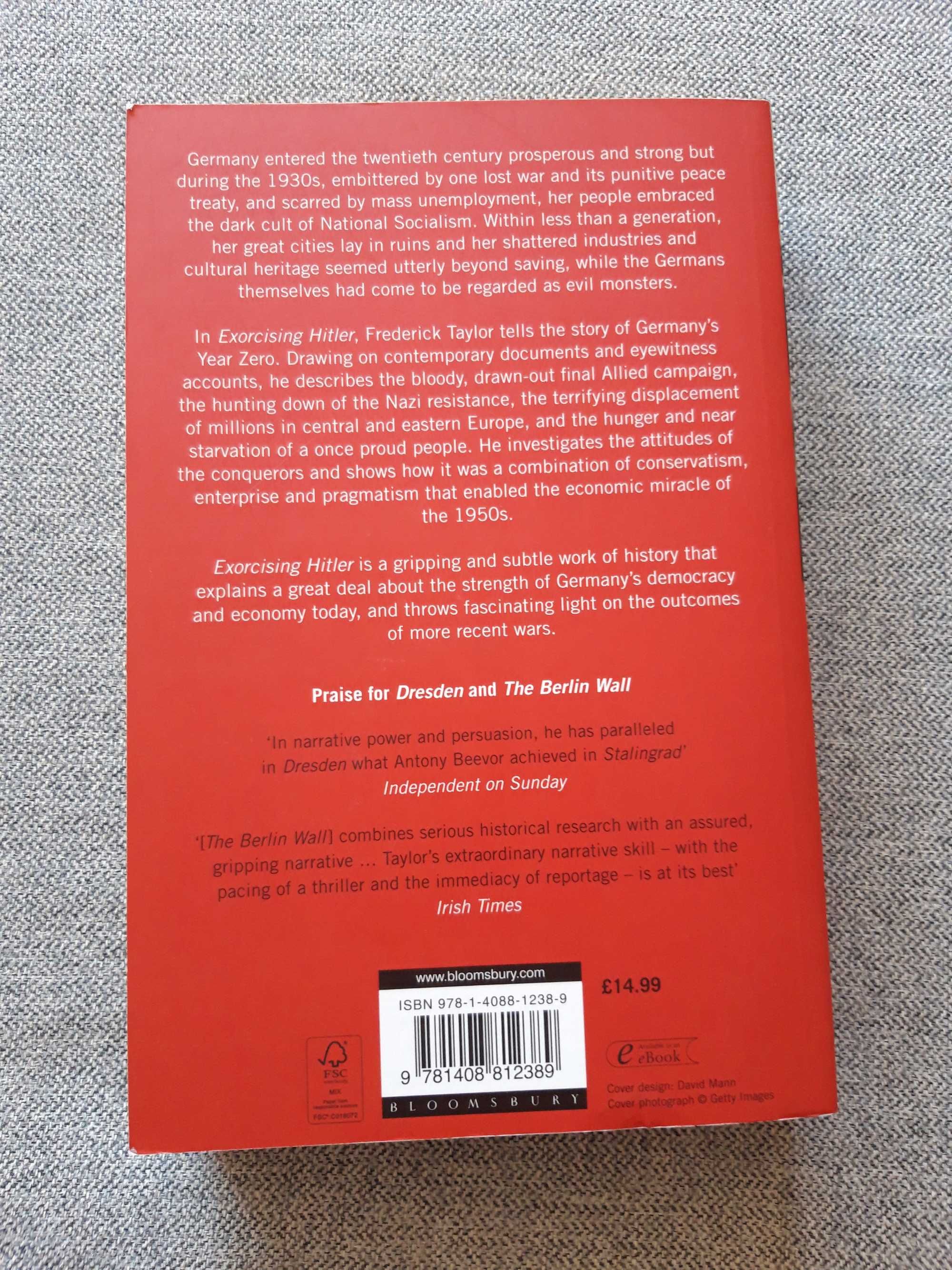 Livro "Exorcising Hitler" de Frederik Taylor