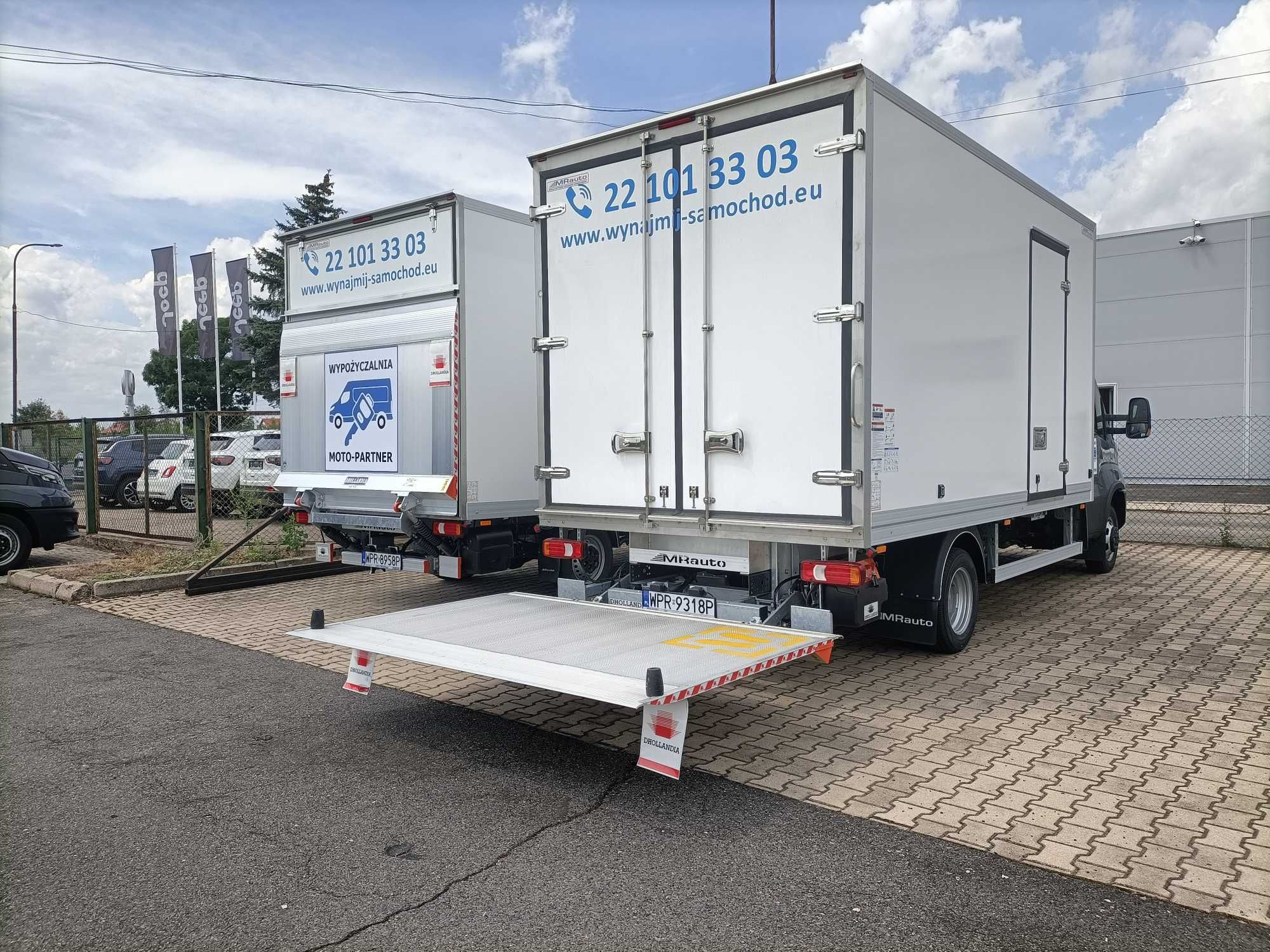 Wynajem Iveco Daily / winda / izoterma / chłodnia / agregat