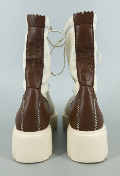 Botki skórzane na platformie Högl 35