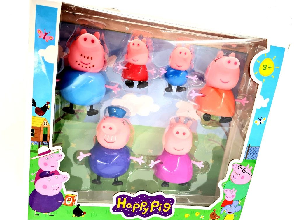 Figurki z bajki Świnka Peppa zestaw figurek nowe zabawki