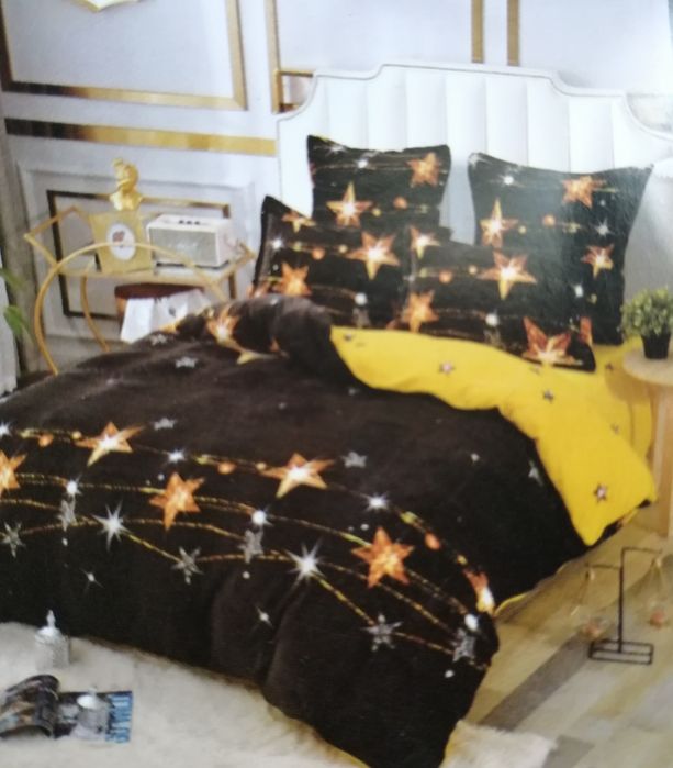 Постільні  велюрові комплекти полуторка