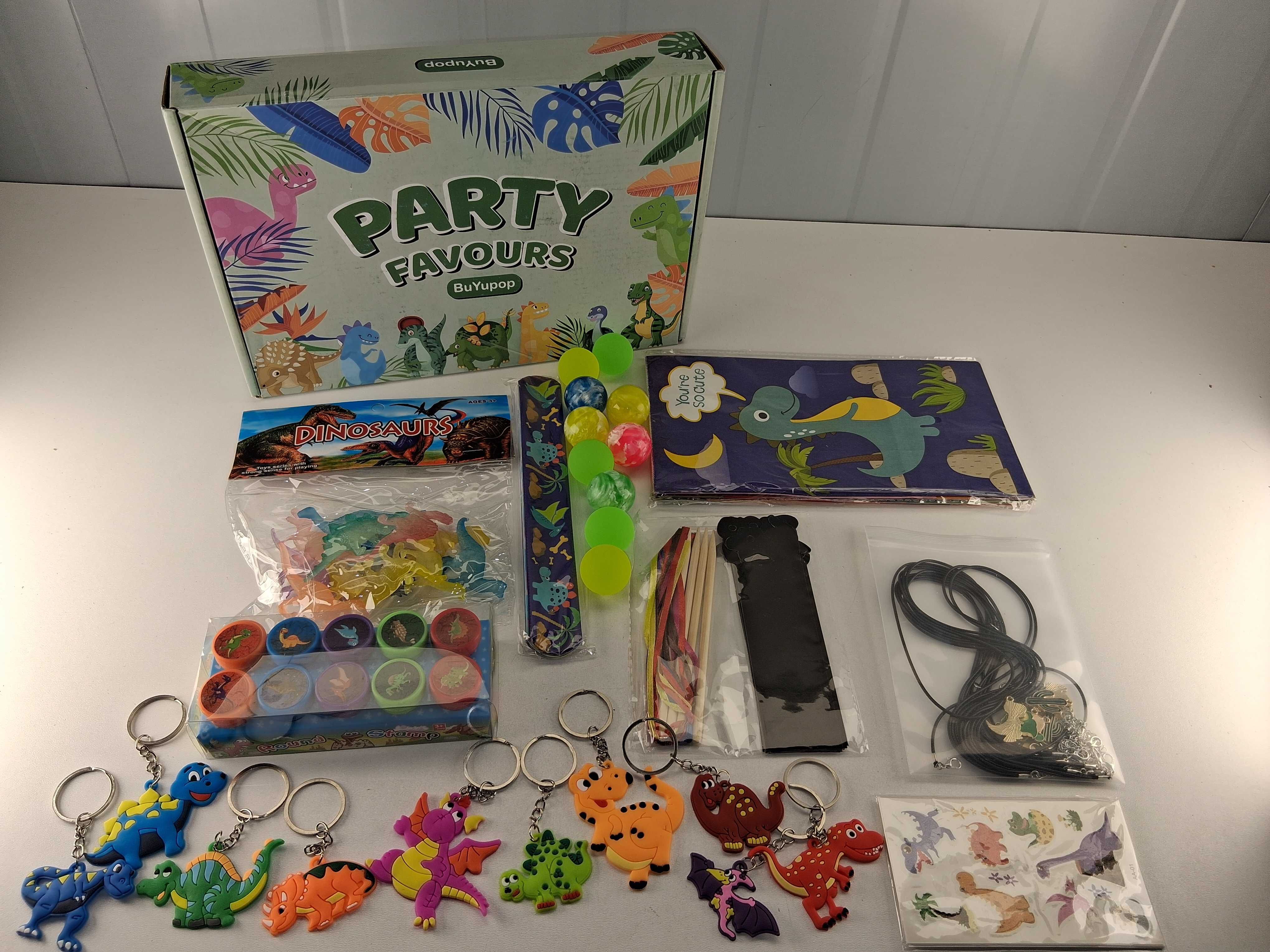 H130 Zestaw Upominkowy Party Favours Dinozaury Prezent Urodziny
