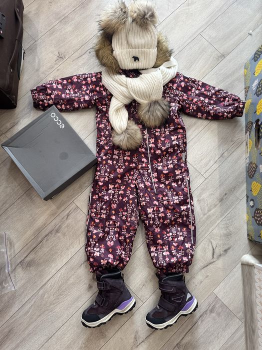 Reima 98+6 комбінезон ботинки Ecco 28