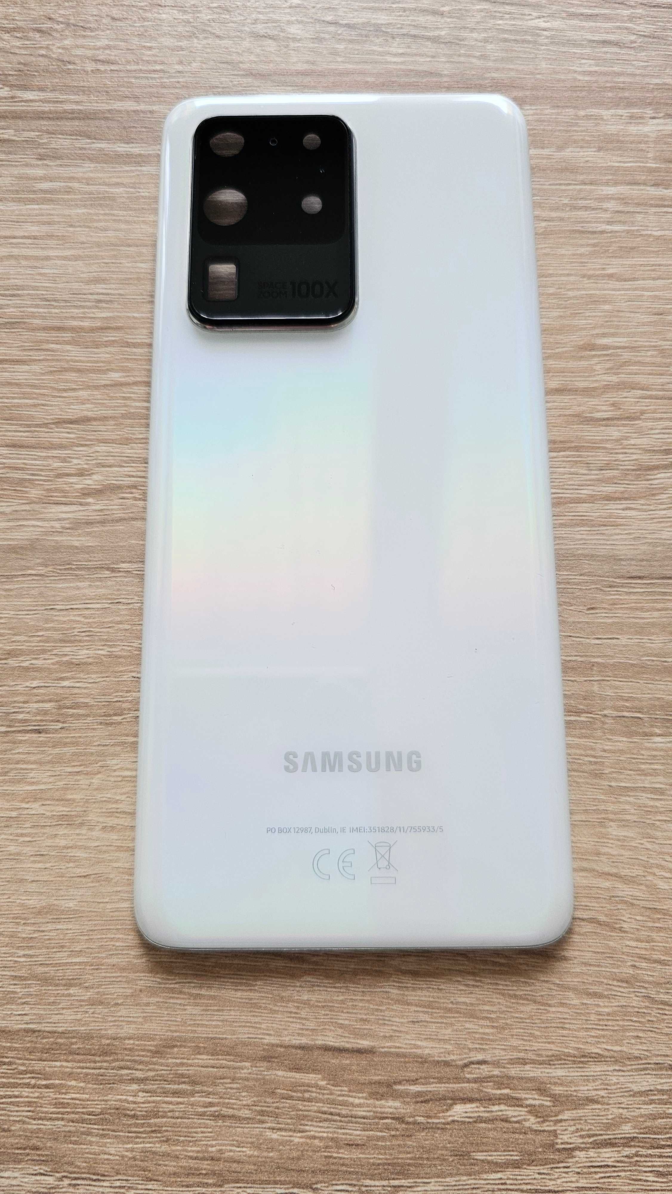 ORYGINALNY Wyświetlacz i plecki SAMSUNG S20 ULTRA G988 BIAŁY