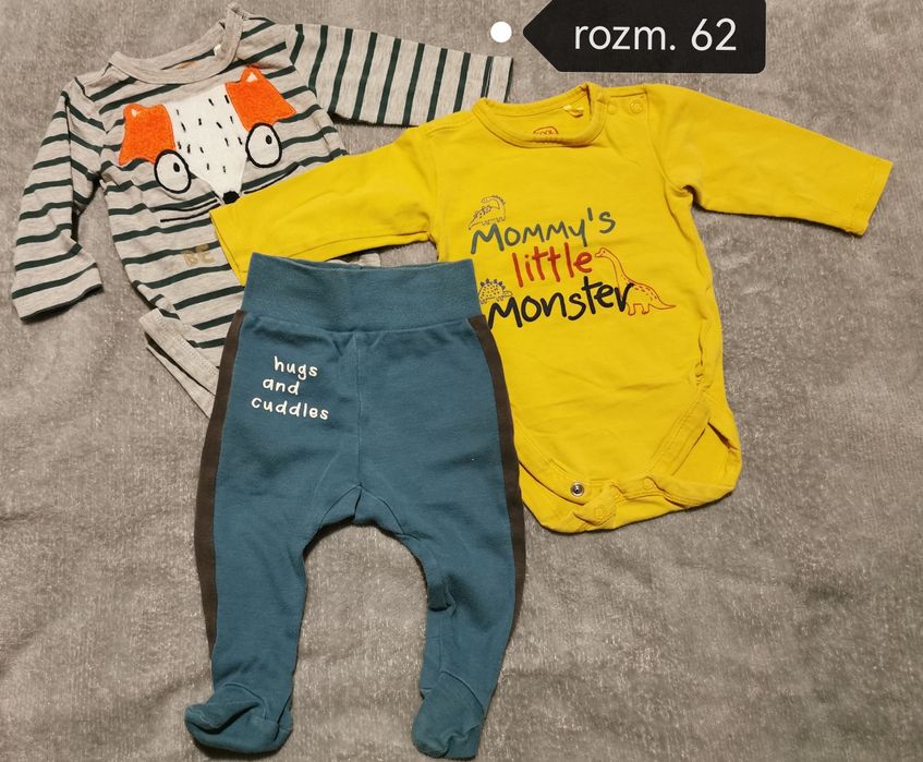 Zestaw 2x body Cool Club oraz półśpiochy Cola Club rozm. 62