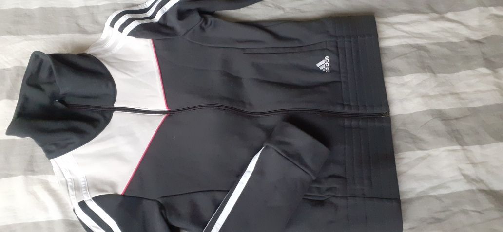 Bluza sportową Adidas, Adidas na zamek 164cm