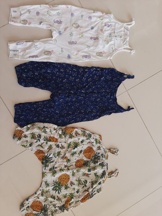 Letnie kombinezony 80 Next, Primark, Ergee