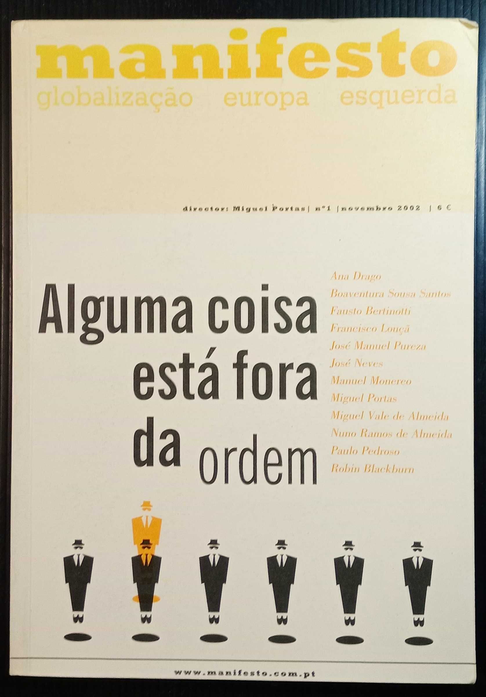 Livro Manifesto - Alguma coisa está fora da ordem