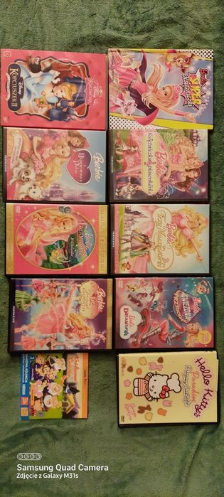 Zestaw bajek na DVD dla dziewczynki- kolekcja Barbie