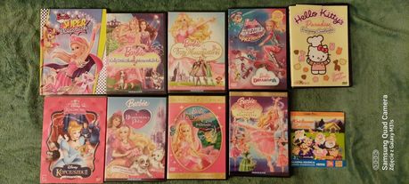 Zestaw bajek na DVD dla dziewczynki- kolekcja Barbie