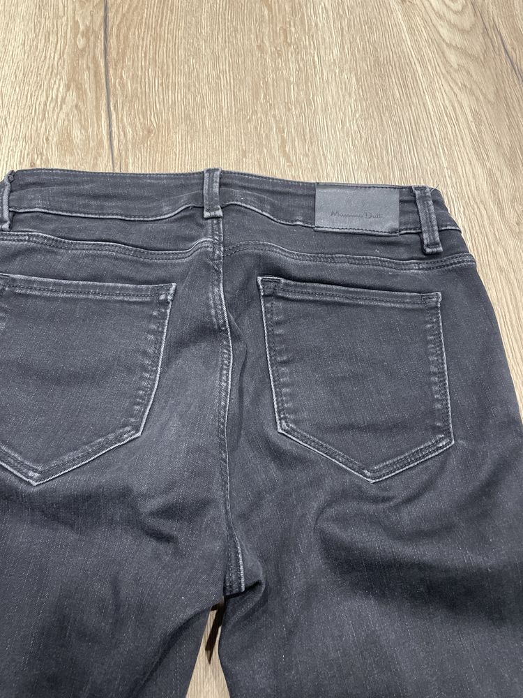 Jeansy Massimo Dutti 36 czarne