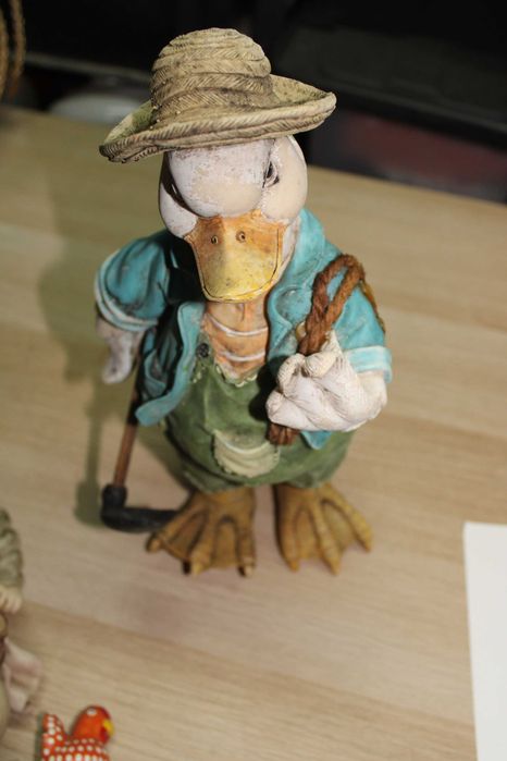 Pato decorativo em Loiça
