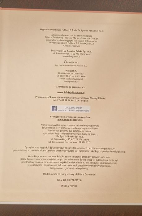 Książka Martynka na statku