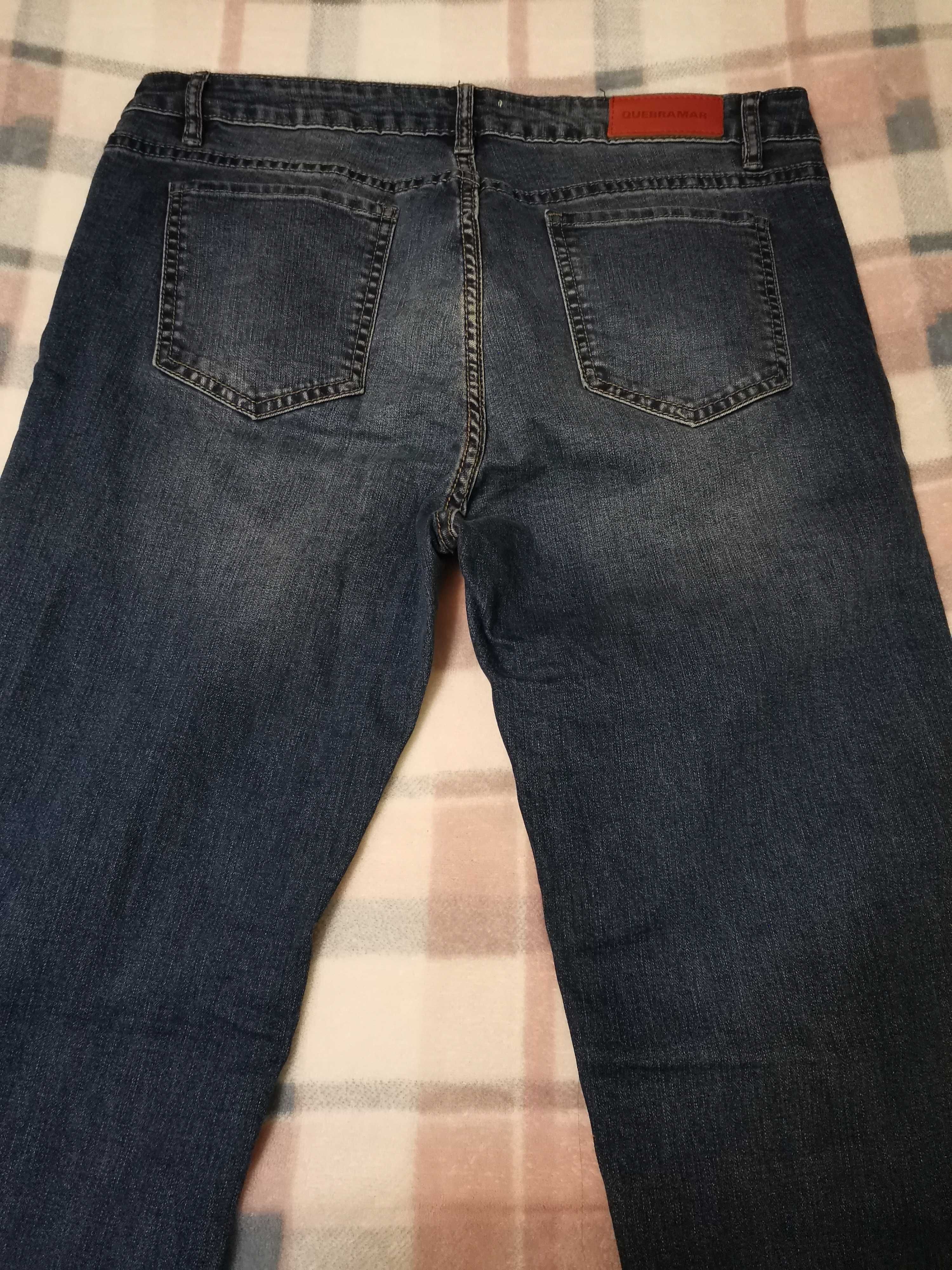 Calças de ganga/Jeans Quebramar azul médio - Novas