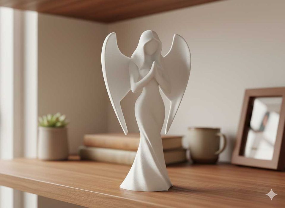 Figurka Anioła Stróża - Dodaj Spokoju i Uroku Swemu Domowi!