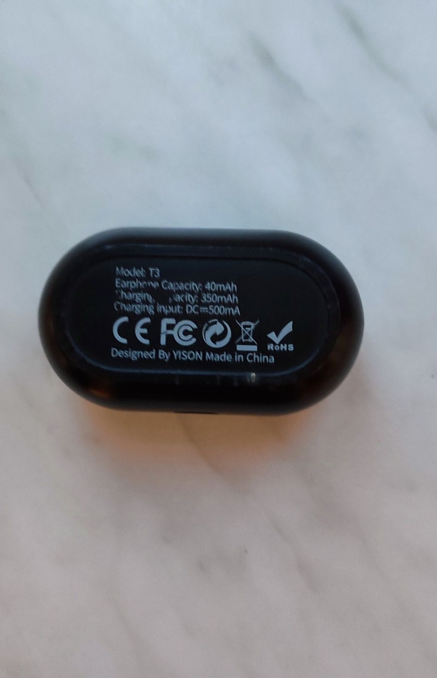 Bluetooth Стерео Гарнітура Yison TWS-T3 Чорний колір