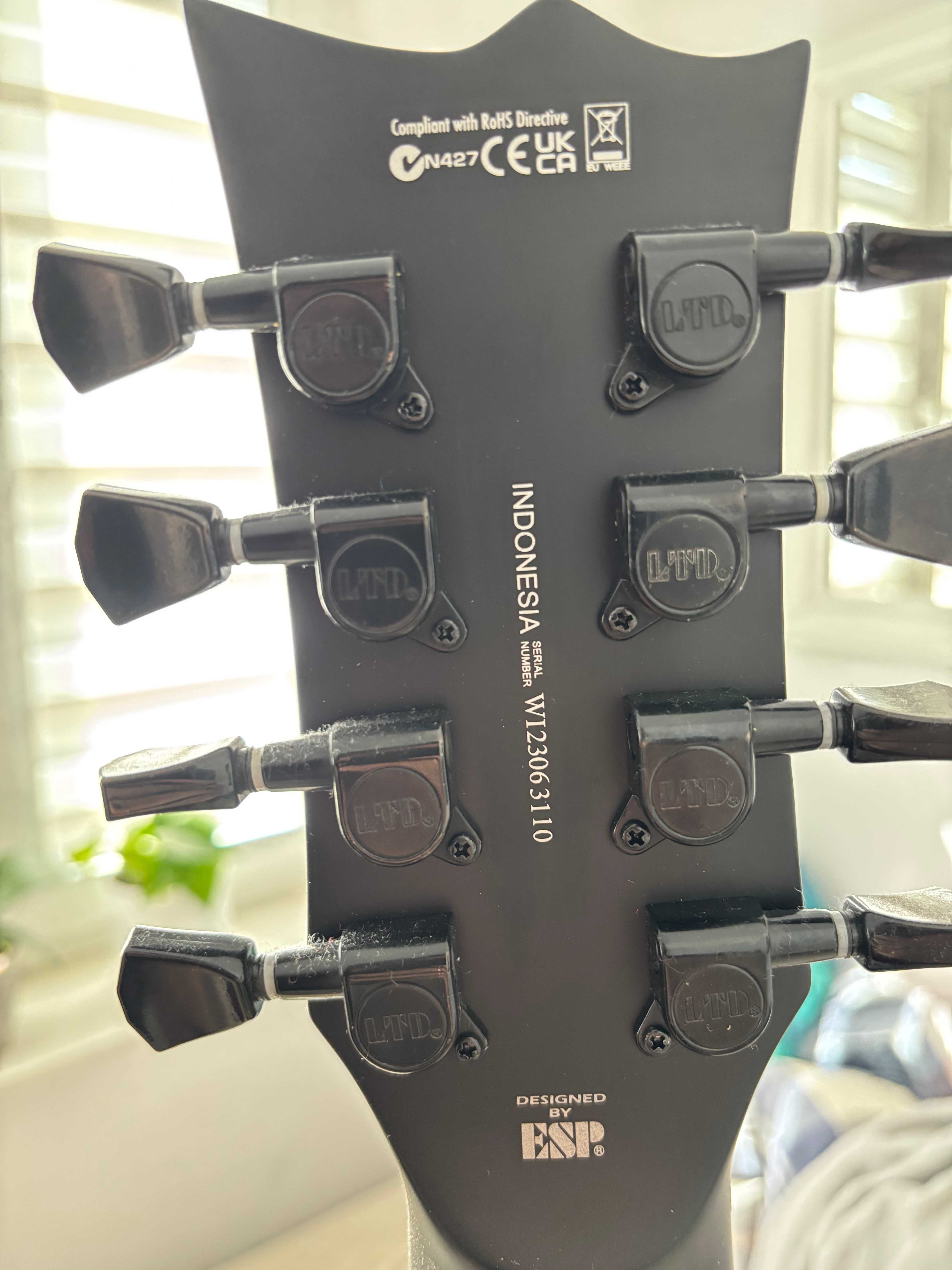 Gitara ESP LTD EC-258 - 8 strunowa (+struny)