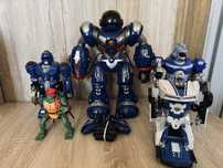Zestaw robotów, transformers, zolw ninja
